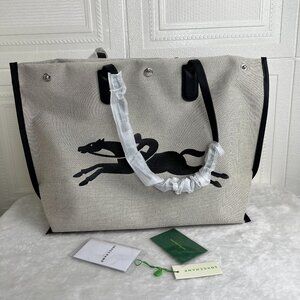 NWT Longchamp Essential Toile Large Canvas Tote bag